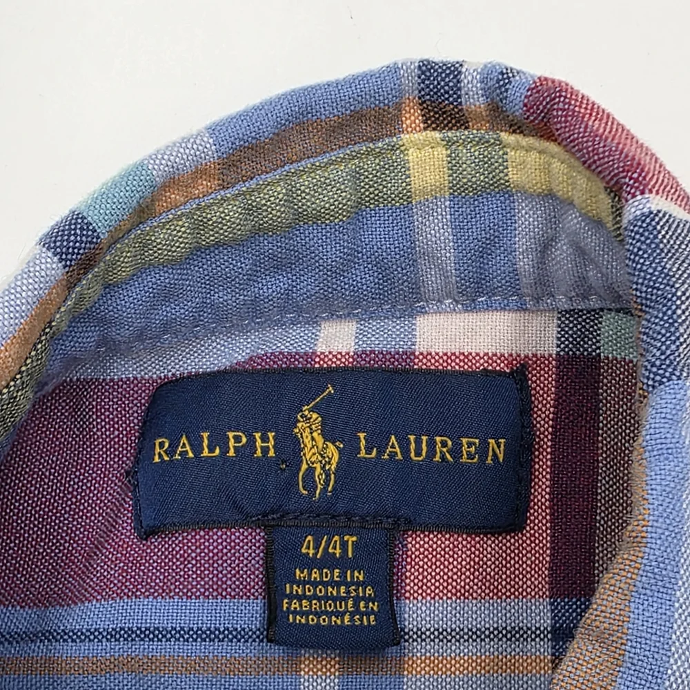 Ralph Lauren plaid oxford